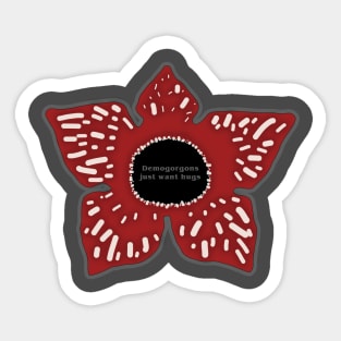 Demogorgon Hugs Sticker